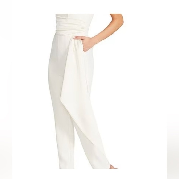 Steve Madden | NWT Harlen Ivory Cream White Strapless Pocket Jumpsuit XS - Picture 5 of 7